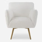 Uttermost 23805 Oasis 30"W Stainless Steel Framed Polyester - White New. Price: $1044.00.