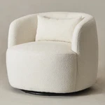 Kinwell Ashlie Boucl Swivel Barrel Chair - Open Box (retail Price $389). Price: $299.99.
