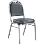 National Public Seating 9204-SV Stacking Chair, 9200 Series, Vinyl Blue New. Price: $93.00.