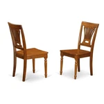 East West Furniture Plainville 11" Wood Dining Chairs Brown (set Of 2) New. Price: $168.43.