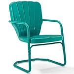 Crosley Furniture Ridgeland Metal Patio Chair In Turquoise (set Of 2) New. Price: $189.26.