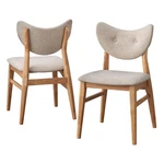 Lifestorey Set Of 2 Raylen Mid Century Modern Dining Chairs Natural New. Price: $131.99.
