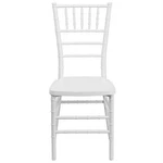 Flash Furniture Elegance Resin Stacking Chiavari Dining Chair White New. Price: $123.99.