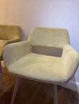 Belleze Allston Wingback Accent Chair - Yellow Used. Price: $90.00.