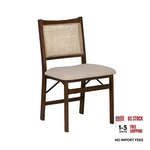 Powell Kasi And Natural Rattan Cane Fully Assembled Foldable Wooden Brown New. Price: $182.85.