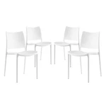 Modway Hipster Polypropylene Plastic Dining Side Chair White (set Of 4) New. Price: $387.99.