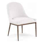 Meridian Furniture Ferro Cream Linen Textured Performance Fabric Dining Sc New. Price: $333.21.