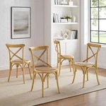 Modway Gear Dining Side Chair Set Of 4 Natural New. Price: $564.75.