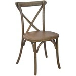 Flash Advantage Hand Scraped Dark Natural Chair X-back-dnat New. Price: $154.99.