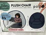 Room Revival Pod Plush Chair Kids Navy Blue 27 New In Box WK660837 Idea Nuova. Price: $44.00.