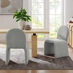 Junia Arch Armless Dining Chair Dove Gray New. Price: $320.21.