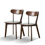 Solid Oak Dining Chairs (set Of 2) Natural Wood Farmhouse Kitchen New. Price: $177.63.