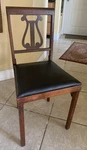 Leg Matic Lorraine Metal Mfg Co Fifth Ave Ny Harp Back Folding Chair Vtg Video Used. Price: $166.67.