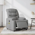 Electric Massage Recliner Chair Light Gray Fabric New. Price: $380.87.