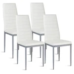 Dining Chairs Set Of 4 Kitchen High Back Room With Metal Legs New. Price: $68.39.