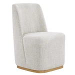 Chita Upholstered Rolling Dining On Casters Set Of 2, Modern Fabric Chairs New. Price: $499.99.