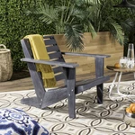 Safavieh Outdoor Collection Lanty Adirondack Chair Dark Slate Grey New. Price: $149.11.