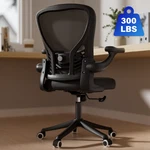 300LBS Ergonomic Home Office Chair With Flip-up Armrest Swivel Rocking New. Price: $82.99.