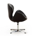 Manhattan Comfort Raspberry Faux Leather Height Adjustable Chair In Black New. Price: $418.97.