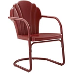 Crosley Furniture Tulip Metal Patio Chair In Bright Red Gloss(set Of 2) New. Price: $187.99.