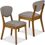 Best Choice Products 2-PIECE Mid-century Wood &upholstered Dining Chair Set New. Price: $109.99.