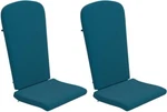 Flash Furniture Charlestown Set Of 2 Adirondack Chair Cushions - Teal New. Price: $68.00.