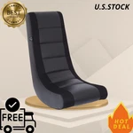 New Video Rocker Gaming Chair Kids Teens Pu Leather Mesh Black. Price: $52.16.