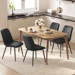 Dining Chairs Set Of Upholstered Synthetic Leather 264LB Vasagle Kitchen Load New. Price: $299.99.