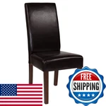 Flash Furniture Greenwich Series Brown Leathersoft Upholstered Panel Back New. Price: $169.16.