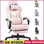 Ergonomic Gaming Chair W/ Lumbar Support High Density Foam Adjustable Armrests New. Price: $155.92.