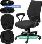 4 Pcs Computer Chair Covers,stretch Office Seat Covers,universal Protectiv New. Price: $19.18.