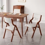 Ball & Cast Upholstered Folding Dining Chairs Set Of 2, Foldable Wooden Chair... New. Price: $222.03.