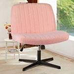 Sweetcrispy Armless Office Chair No Wheels Wide Cross Legged Swivel Desk New. Price: $74.90.