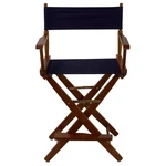 24 In. Extra-wide Mission Oak Frame/ Navy Canvas New, Solid Wood Folding Chair (. Price: $99.56.