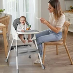Ktaxon Foldable Baby High Chair, 2-IN-1 Portable Storage Bag For Toddlers New. Price: $29.99.