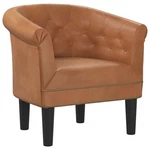 Tub Accent Comfy Barrel Armchair For Living Room Faux Leather Vidaxl New. Price: $194.99.