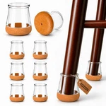 Yozon Chair Leg Floor Protectors For Hardwood Round Medium, CLEAR-32PCS New. Price: $33.11.