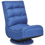 Costway 360 Degree Swivel Floor Gaming Chair 6-POSITION Folding Lazy Sofa Blue New. Price: $124.99.