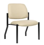 Boss Armless Guest Chair, 400 Lb. Weight Capacity, Beige New. Price: $147.88.