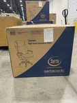 Sertapedic Cosset High Back Executive Chair, Black Open. Price: $239.99.