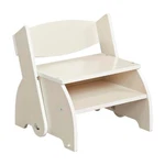 ECR4KIDS Flip-flop Step Stool And Chair, Furniture, White Wash New. Price: $88.13.