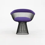 1960S Warren Platner For Knoll Dining Arm Chair Bronze Finish Purple Fabric Used. Price: $2750.00.