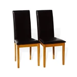 Set Of 2 Classic Style Solid Wood Falabella Dining Chairs, Maple Color New. Price: $89.99.