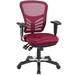 Modway Articulate Modern Mesh And Fabric Office Chair Red Finish New. Price: $148.47.