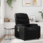 Massage Recliner Chair Black Faux Leather New. Price: $323.11.