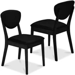 Best Choice Products 2-PIECE Mid-century Wood &upholstered Dining Chair Set New. Price: $109.99.