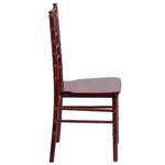Flash Furniture Hercules Wood Chiavari Stacking Dining Side Chair Mahogany New. Price: $126.99.