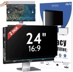 Peslv 2-PACK 24 Inch Privacy Screen For Computer Monitor 169 Aspect Ratio, Eye Open. Price: $30.00.