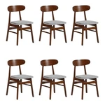 Pemberly Row Modern Wood Dining Chair Light Gray (set Of 6) New. Price: $515.46.