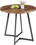 Vecelo Round Dining Room With Wood 31.5 Table, Antique Brown New. Price: $96.99.
